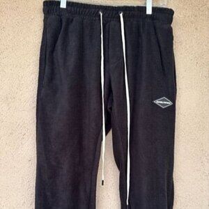 Daniel Patrick Mens Sweat Pants Black Medium New Designer